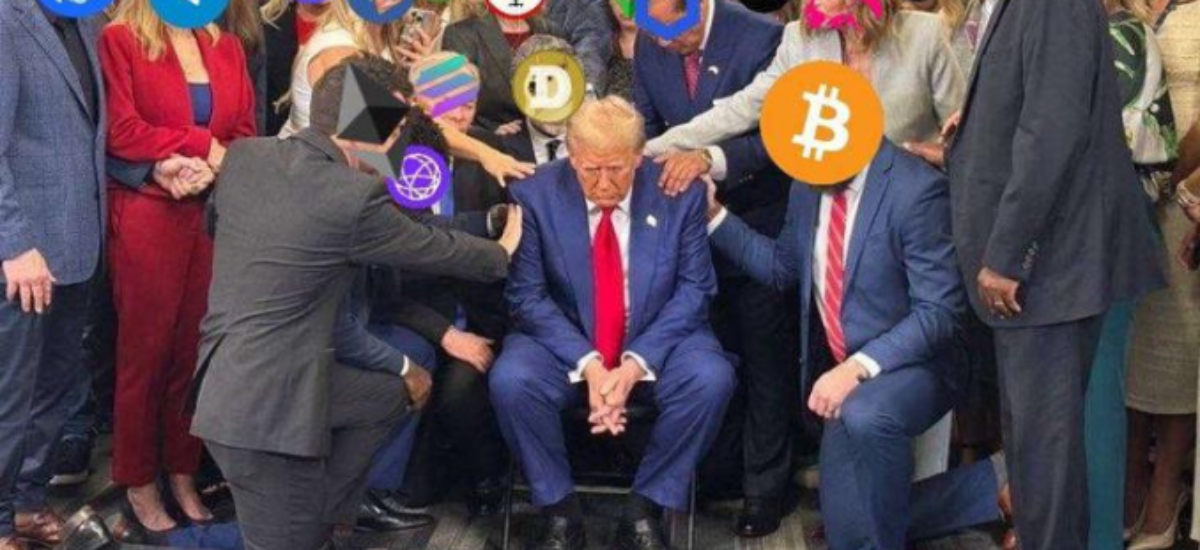 Gana Donald Trump y las criptomonedas lo saben